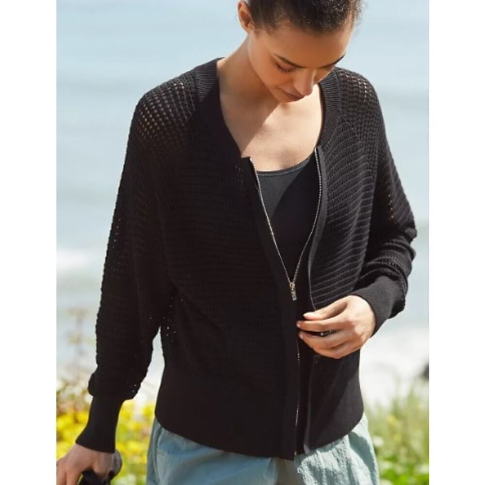 Varley Cameron Zip Cardigan Sweater Sz. S